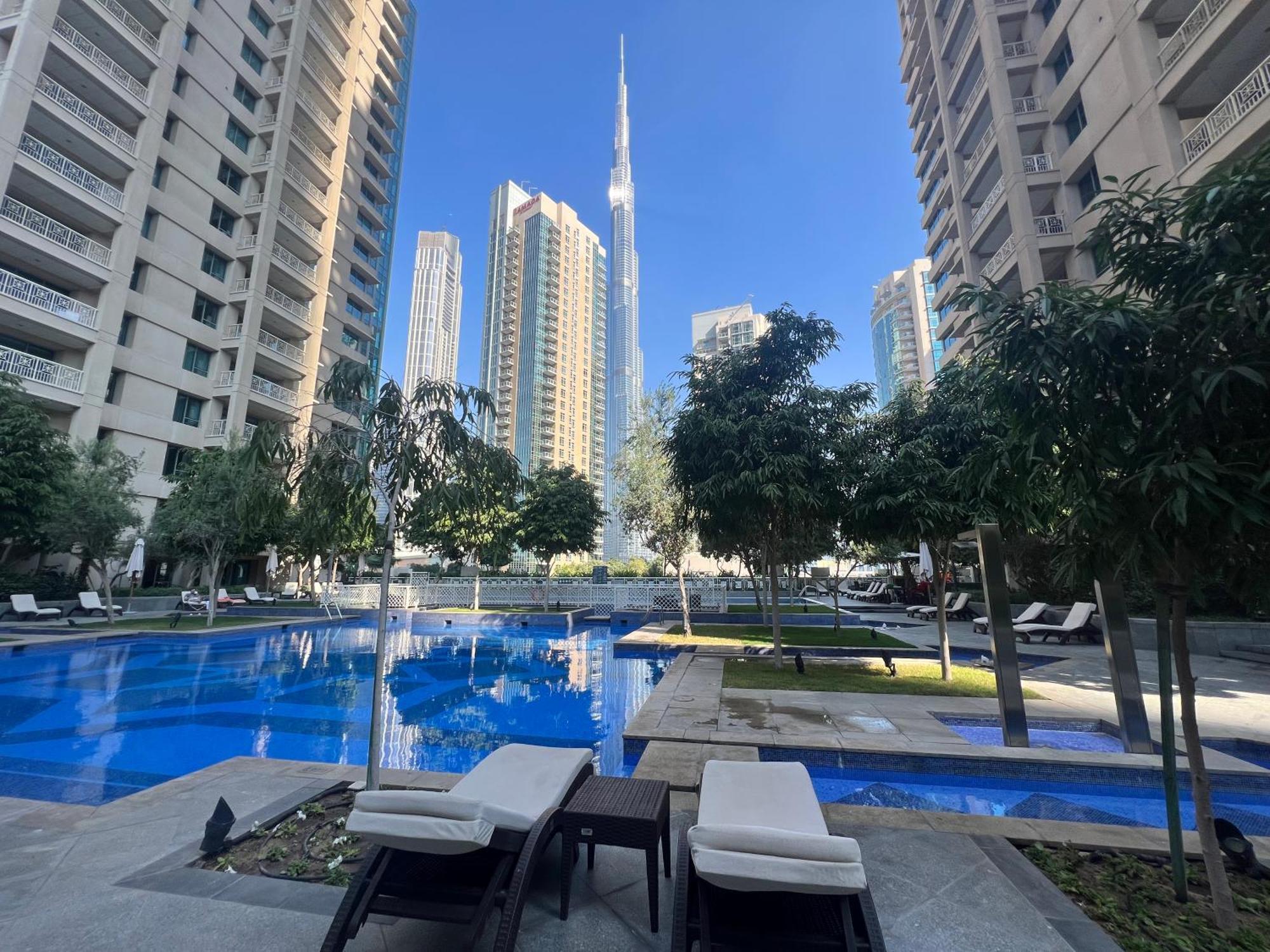 Prestige Living 2Br With Full Burj Khalifa And Fountain View By Auberge Dubai Eksteriør billede